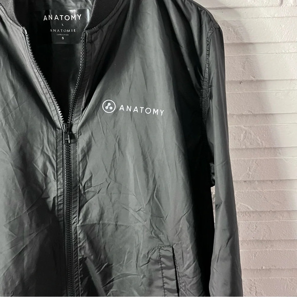 Anatomy x Anatomie Collection Culture Always Wins Black Windbreaker, Size Small - Picture 10 of 10